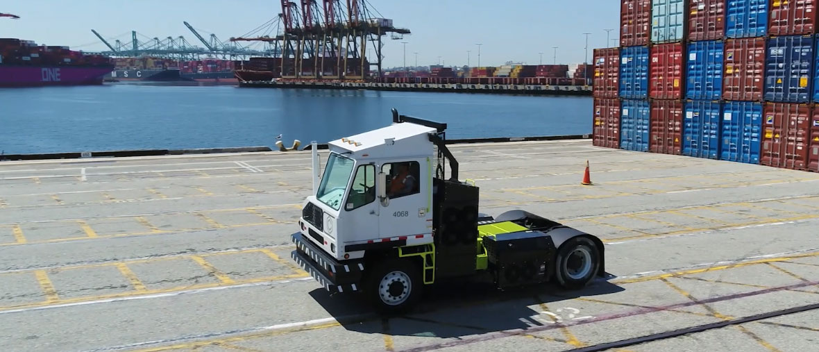 ZECAP hydrogen yard truck poster image